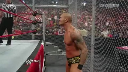 Wwe Raw - John Cena vs Randy Orton - Gauntlet Match Hell in cell