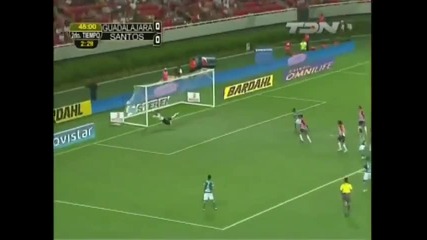 Фамозен гол от воле в последната минута за Сантос срещу Чивас