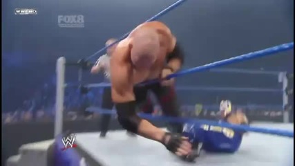 Edge & Rey Mysterio - Double Dropkick