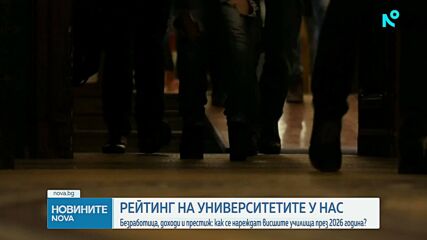 Рейтинговата система оценява 51 университета у нас