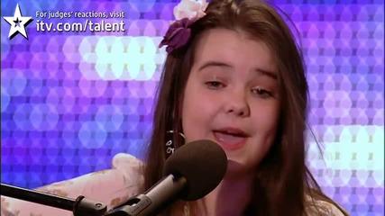 12 - годишно момиче изуми с гласа си публиката на Великобритания Търси Талант