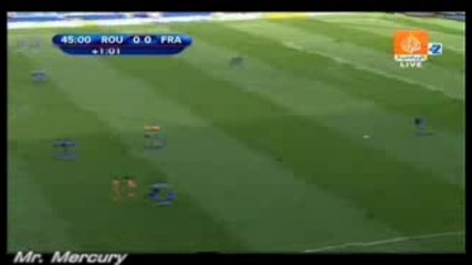 Euro 2008 - Франция - Румъния - Highlights през първото полувреме
