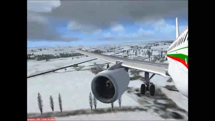 A319 landing at Varna - Гледайте на цял екран! -