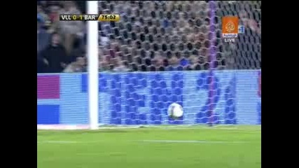 04.04 Валядолид - Барселона 0:1 Самуел Етоо гол