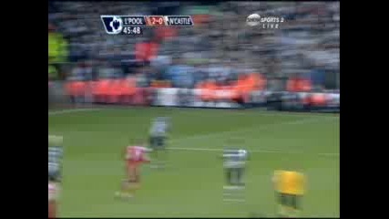 08.03 Ливърпул - Нюкасъл 2:0 Фернандо Торес Гол
