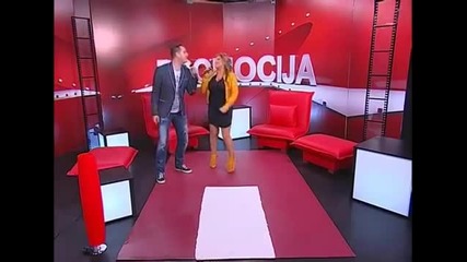 Indira Radic i Pedja Medenica - Samo tuga ostala je - Promocija (TvDmSat 2014)