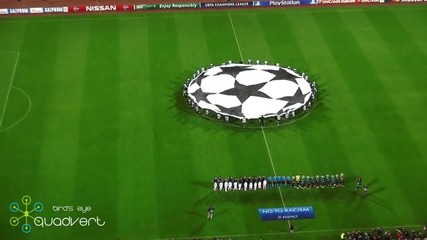 Лудогорец 1-2 Реал Мадрид УЕФА, заснети от високо в София