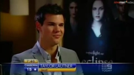 Kristen & Taylor separate Eclipse Interviews 