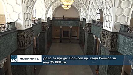 Дело за вреди: Борисов ще съди Рашков за над 25 000 лв.