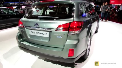 2014 Subaru Outback Awd Diesel - Exterior and Interior Walkaround - 2014 Geneva Motor Show