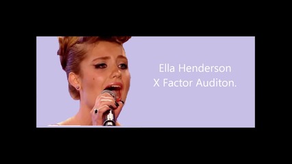 Ella Henderson - Missed X Factor Audition Lyrics