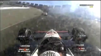 Dan Wheldon Crash