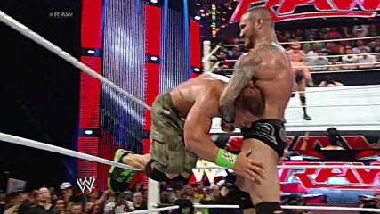 John Cena & Roman Reigns vs. Randy Orton, Seth Rollins & Kane: Raw, July 14, 2014 (Full Match)