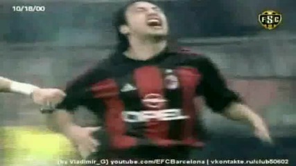 Ac Milan goals vs barcelona from 1989 to 2010