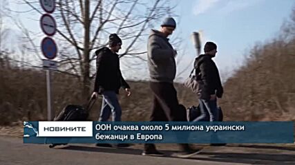 ООН очаква около 5 милиона украински бежанци