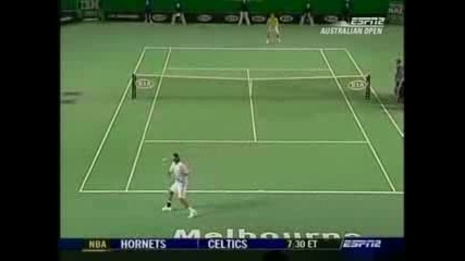 Australian Open 2006 : Федерер - Хаас | част 2/3