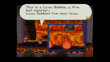 Lets Play Paper Mario (100%) 37 - Room Temperature Lava/magma 