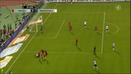 03.09.2010 Белгия 0 - 1 Германия гол на Мирослав Клозе 