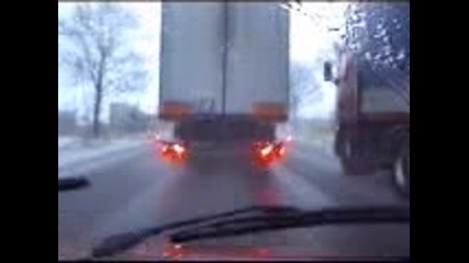 Idiot driving truck 