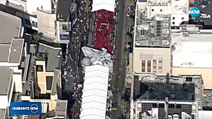 "Хилядолетният сокол" кацна на улицата в Лос Анжелис