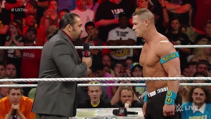 Rusev и Jonh Cena подписват договора за мач на Wrestlemania 31- 16.03.15 Първична сила