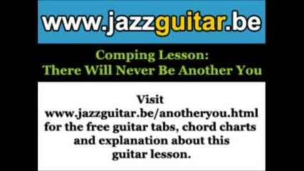 Jazz Guitar Chords There Will Never Be Ano