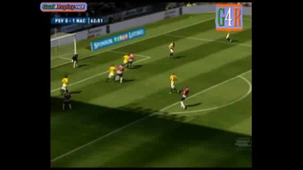 Psv Eindhoven - Breda 1 - 1 Goal na Danny Koevermans