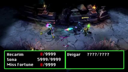 Final Boss Veigar vs Arcade Sona, Miss And Hecarim New