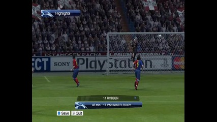 Pes 2009 Real Madrid vs Barcelona Highlights