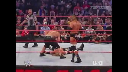 Raw 04_03_2006 - John Cena vs Triple H & Edge (handicap Match)