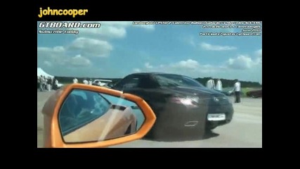 Mercedes Sls Amg vs Lambo Lp550