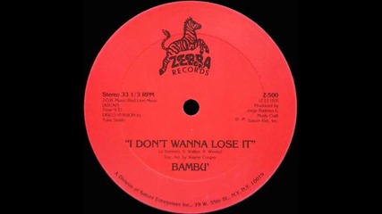 Bambu - I don`t wanna lose it 1979 