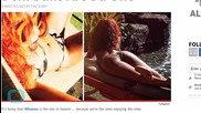 Rihanna Shows Off Her Booty