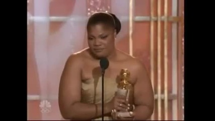 Monique Wins Golden Globe Award For Best Supporting Actress(precious Movie) 