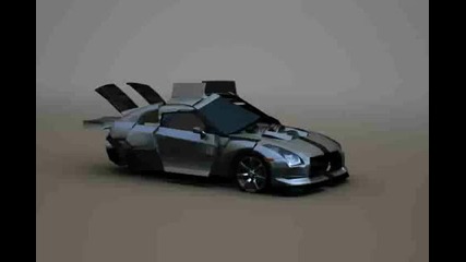 Трансформация на Nissan Gtr