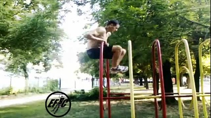 Front lever to muscle up - Fun mode