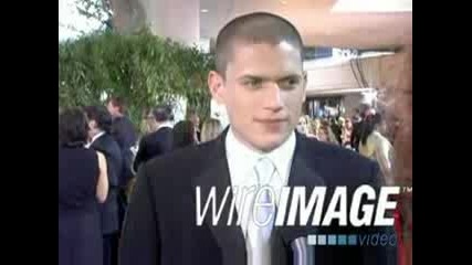 Wentworth Miller @ Golden Globe Awards 06 Red Carpet Interview