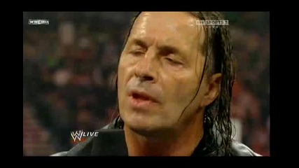 Wwe raw 02.01.2010 Bret Hart confronted Mr. Mcmahon 