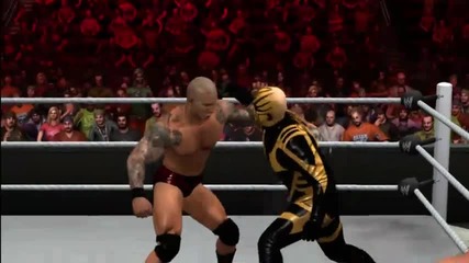 Smackdown vs. Raw 2011 - Mark Henry & Randy Orton vs. Triple H & Goldust 1/2 
