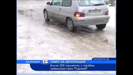 Хора масово се пребиват в леда