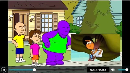 caillou,dora and Barney Taunts at Wander and Gets Grounded!