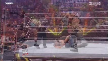 [hq] Wrestlemania 26: Batista (c) Vs. John Cena { Част 2/3 }