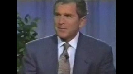 Джордж Буш Показва Среден Пръст в ефир 