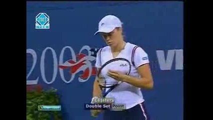 Justine Henin vs Kim Clijsters. Us Open 2003 Final