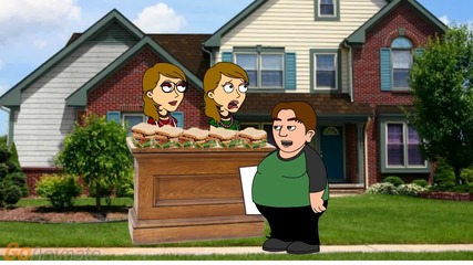 Zara and Erika- 1st Generation - Sandwich Stand