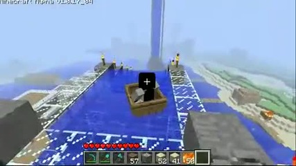Водна-пързалка на Minecraft