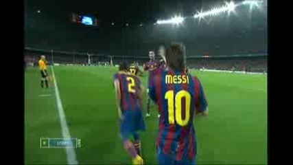 Fc Barcelona 2 – 1 Arsenal Messi Goallllllll