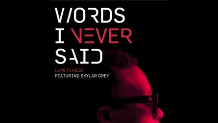 Песен над която трябва да се замислим Lupe Fiasco ft. Skylar Grey - Words I Never Said