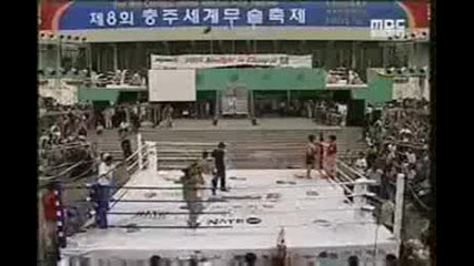 Perfect Taekwondo kick and K.o.
