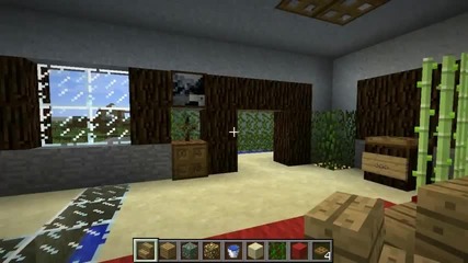 Minecraft Tutorial - How to Build a Relaxing Zen Bedroom (hd)